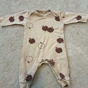 Organic Zoo cinnamon apple orchard play suit 3-6M